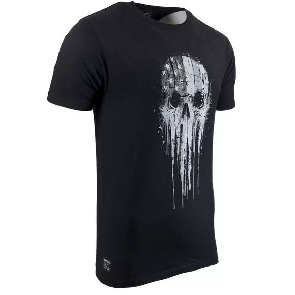 Howitzer Style Men's T-Shirt SKULL DRIP Military G - Picture 5 of 10